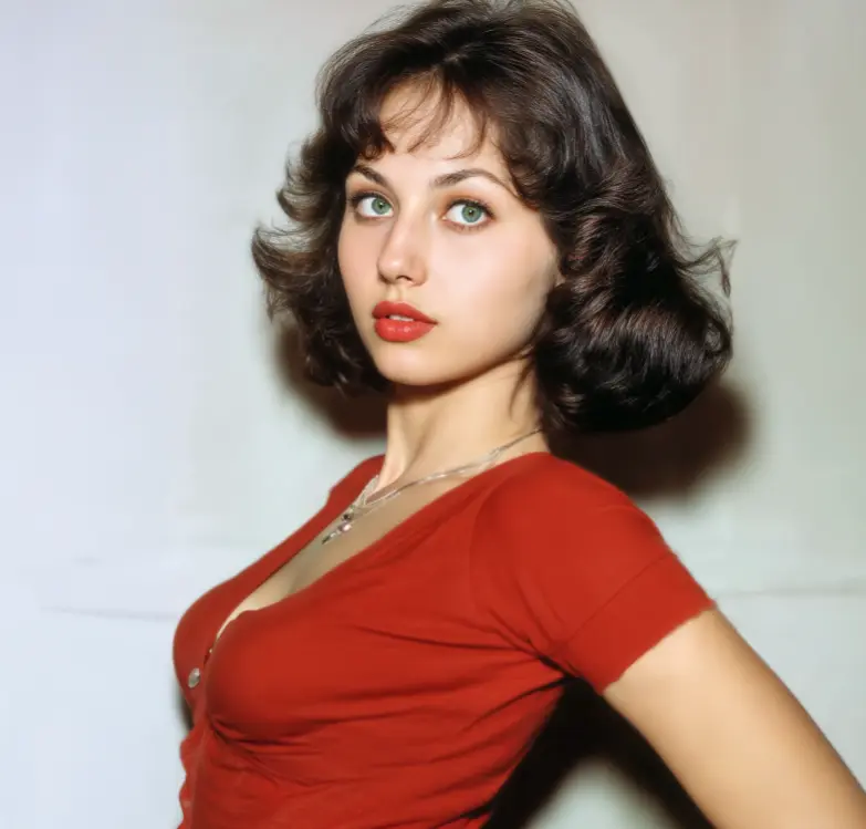 Woman in red top - as OREF