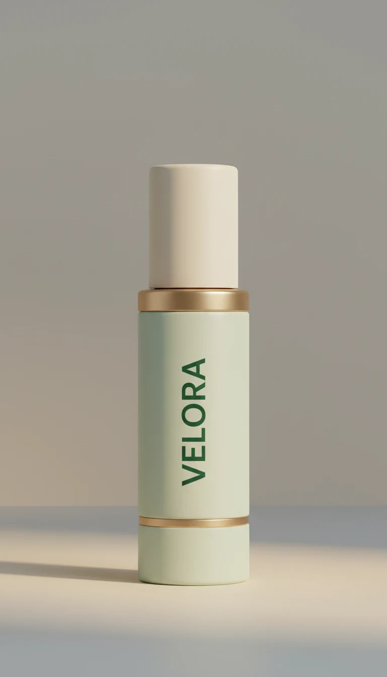 Fictional VELORA facial-mist product reference used for Seedance 2.5 product-ad generation
