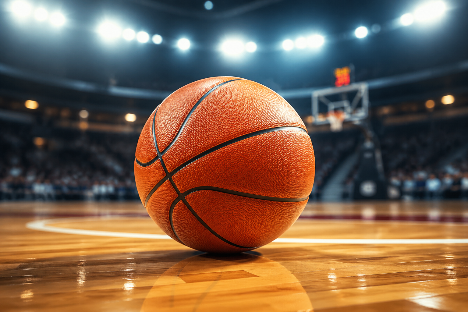 스포츠 광고 스타일 농구공 입력 이미지
