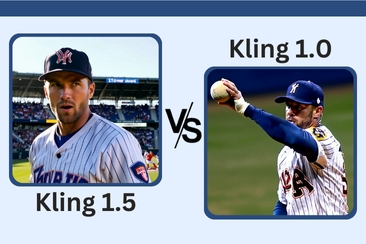 An image of Kling 1.5 vs 1.0