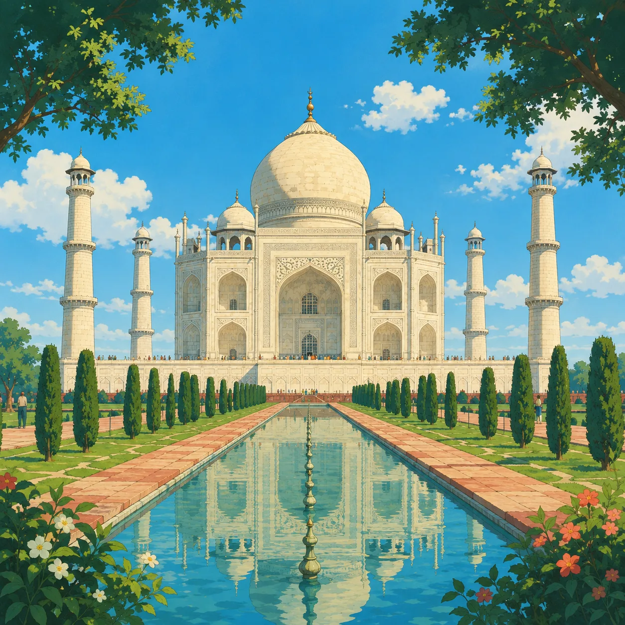 Travel Photo to Painted Scene